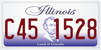 IL license plate C451528