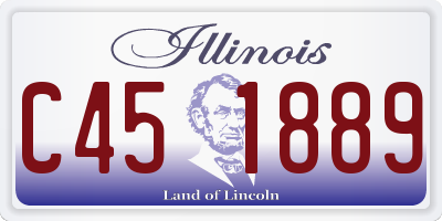 IL license plate C451889