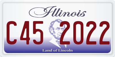 IL license plate C452022