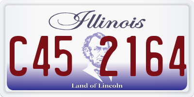 IL license plate C452164