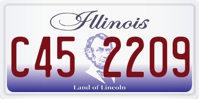 IL license plate C452209