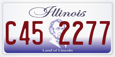 IL license plate C452277