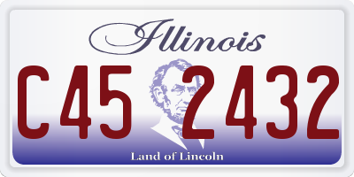IL license plate C452432