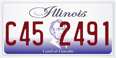 IL license plate C452491