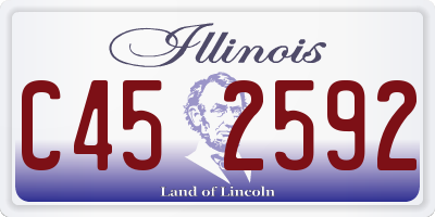 IL license plate C452592