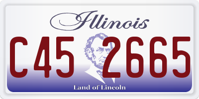 IL license plate C452665