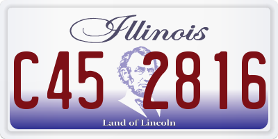 IL license plate C452816