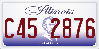IL license plate C452876