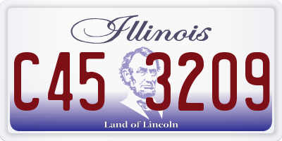 IL license plate C453209