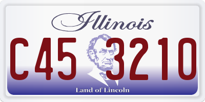 IL license plate C453210