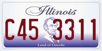 IL license plate C453311