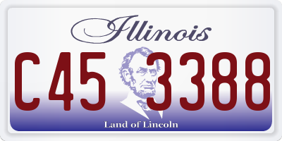 IL license plate C453388