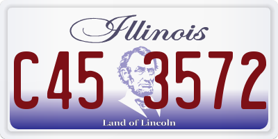 IL license plate C453572