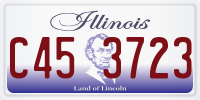 IL license plate C453723