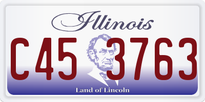 IL license plate C453763