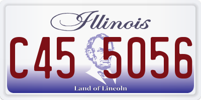 IL license plate C455056