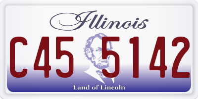 IL license plate C455142