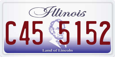 IL license plate C455152