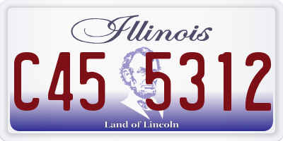 IL license plate C455312