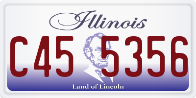 IL license plate C455356
