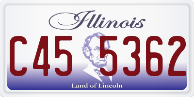 IL license plate C455362