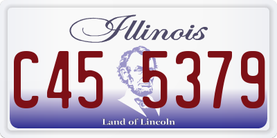 IL license plate C455379