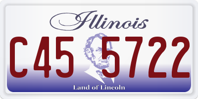 IL license plate C455722