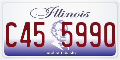 IL license plate C455990
