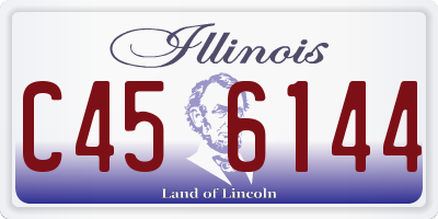 IL license plate C456144