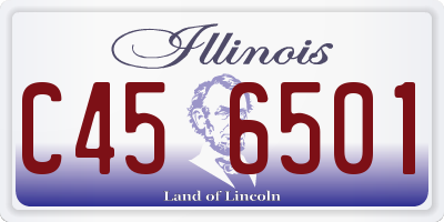 IL license plate C456501