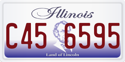 IL license plate C456595