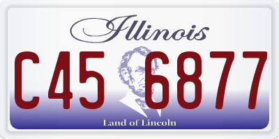 IL license plate C456877