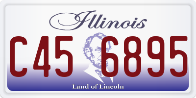 IL license plate C456895