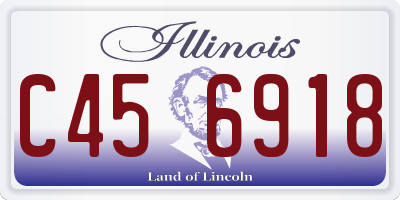 IL license plate C456918