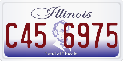 IL license plate C456975