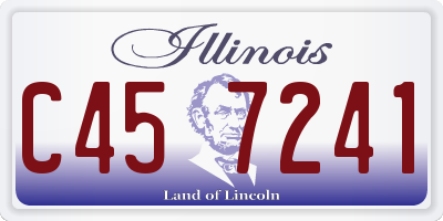 IL license plate C457241