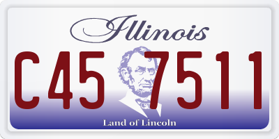IL license plate C457511