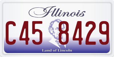 IL license plate C458429