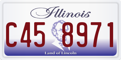 IL license plate C458971
