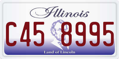 IL license plate C458995