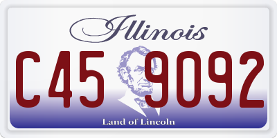 IL license plate C459092