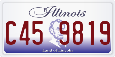IL license plate C459819