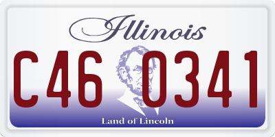 IL license plate C460341
