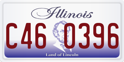 IL license plate C460396