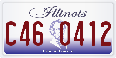 IL license plate C460412