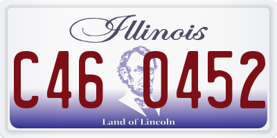 IL license plate C460452