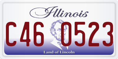 IL license plate C460523