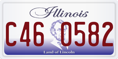 IL license plate C460582