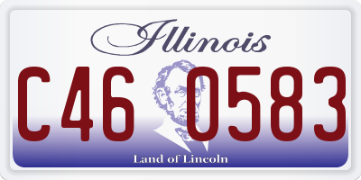 IL license plate C460583