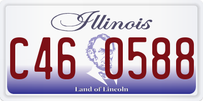 IL license plate C460588
